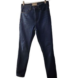 Everlane Womens Skinny Ankle Jeans Size 27 Faded Medium Wash Whiskered Denim